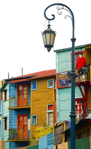 La Boca pied houses