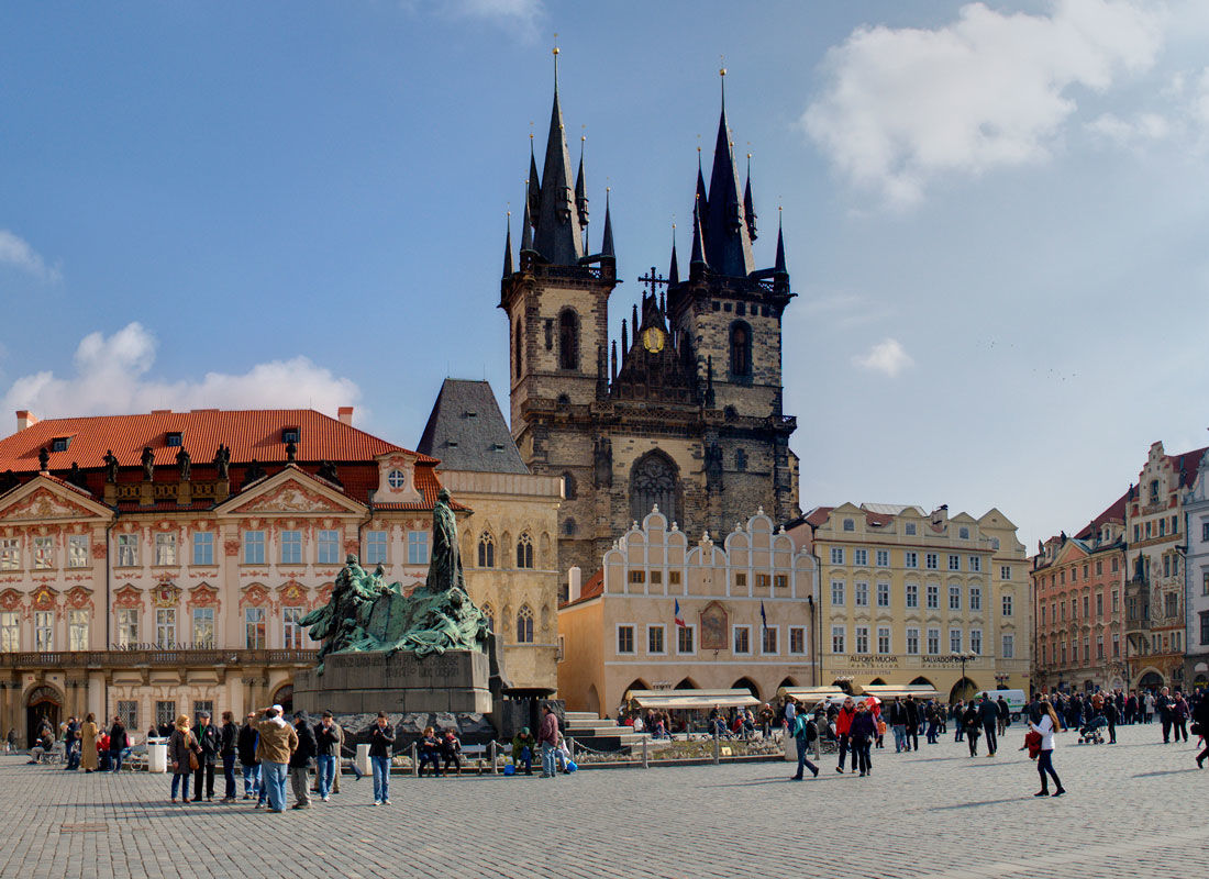 Old Town Square Jan Hus Memorial