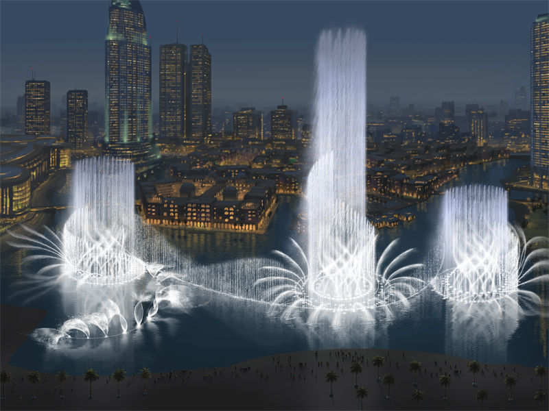 High Jumps of the Dubai Fountain