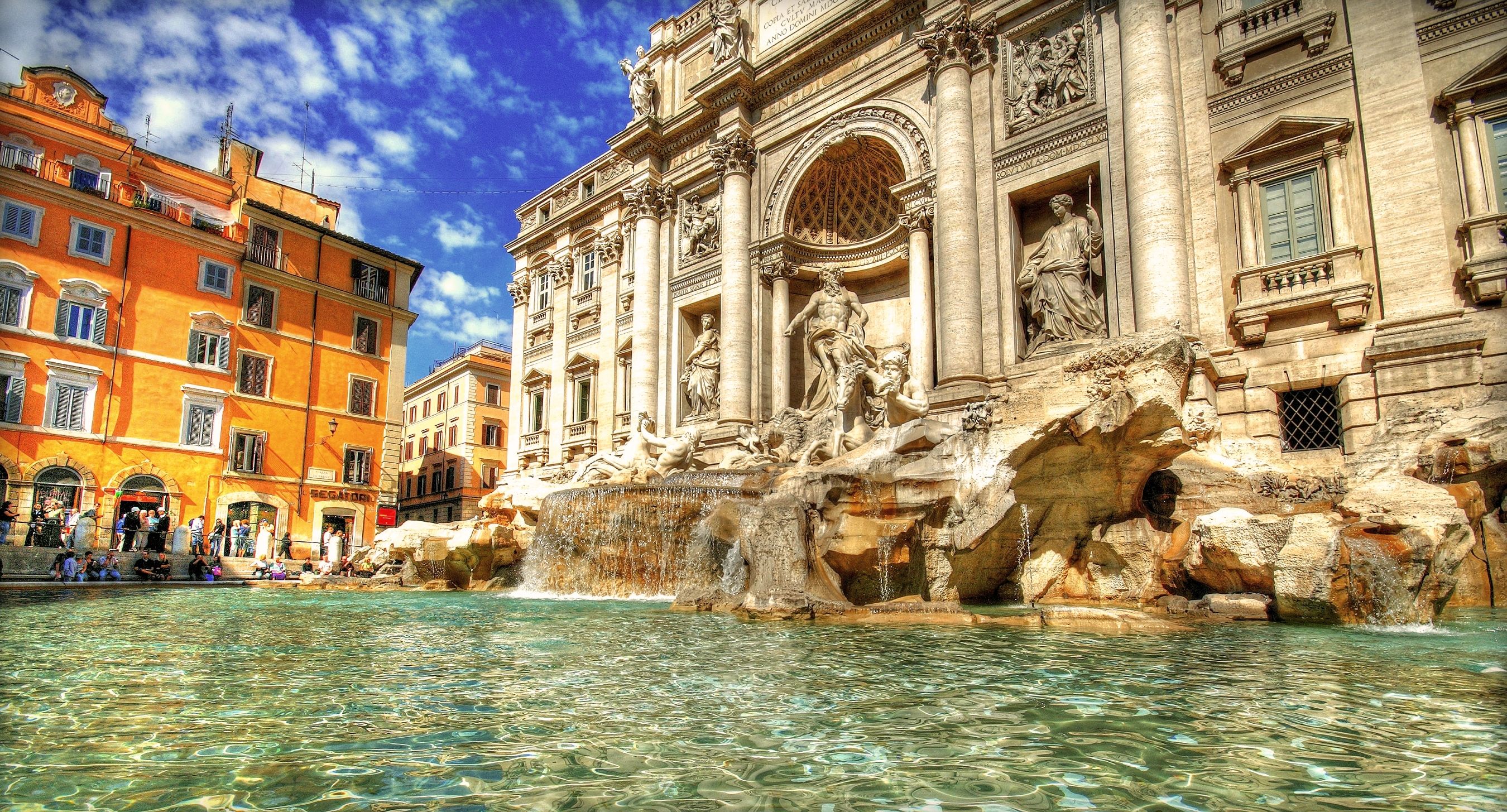 Sunny Colored Fountain