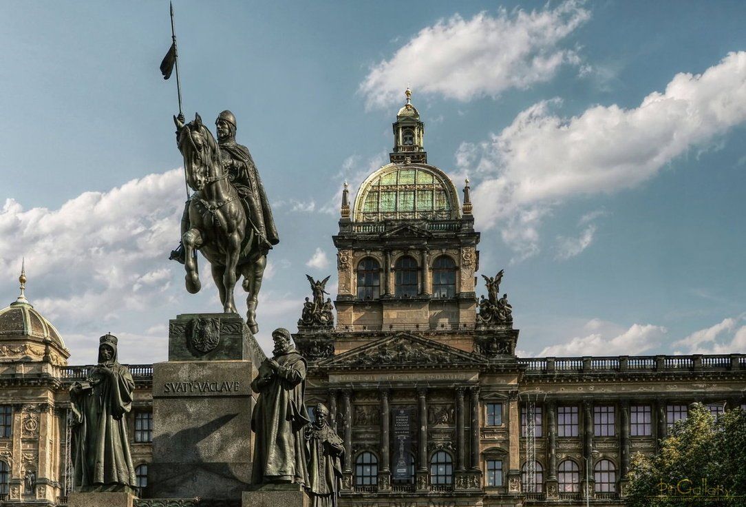 Wenceslas Square Statue of Saint Wenceslas